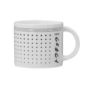 Starbucks Reserve Roastery Tokyo Japan Limited 2024 Star Mug White Japanese 12oz